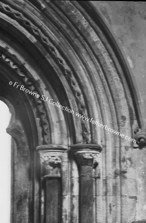 ABBEY CLOISTER ARCH IN BAPTISTRY OF PARISH CHURCH